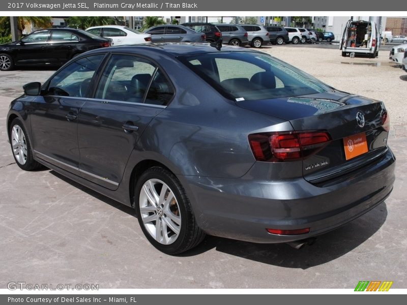 Platinum Gray Metallic / Titan Black 2017 Volkswagen Jetta SEL