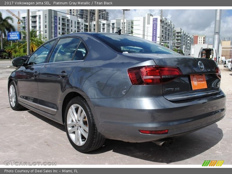 Platinum Gray Metallic / Titan Black 2017 Volkswagen Jetta SEL