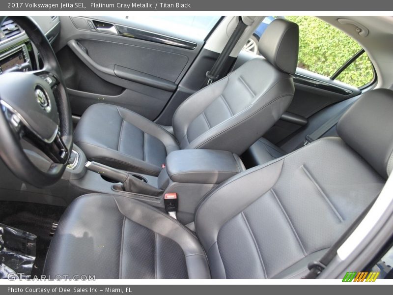 Platinum Gray Metallic / Titan Black 2017 Volkswagen Jetta SEL