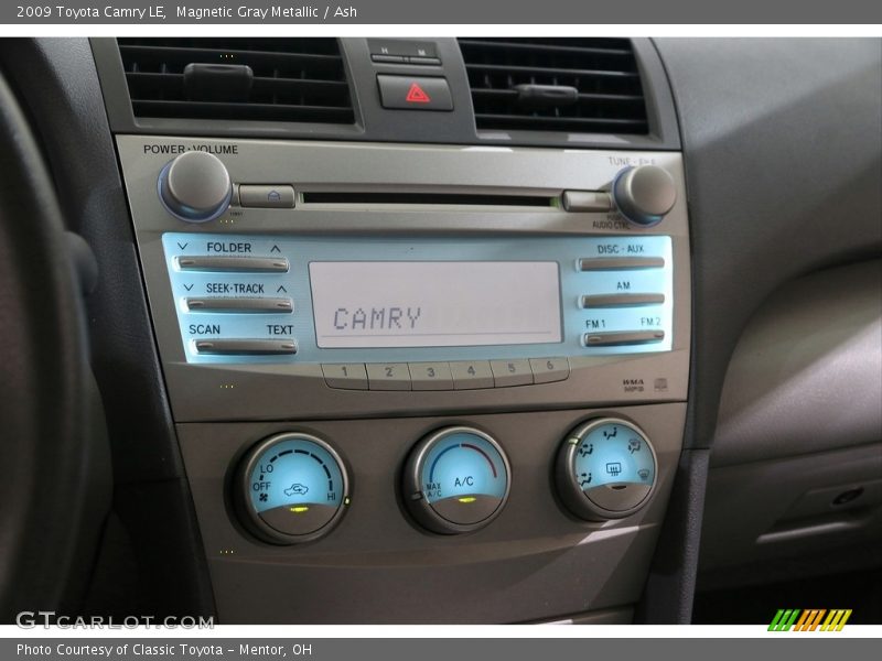 Magnetic Gray Metallic / Ash 2009 Toyota Camry LE
