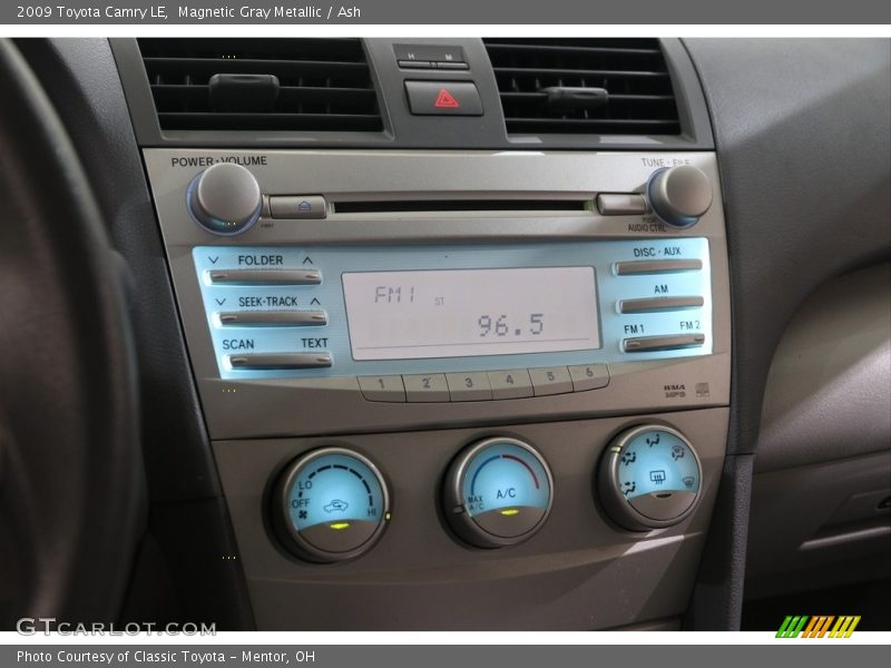 Magnetic Gray Metallic / Ash 2009 Toyota Camry LE