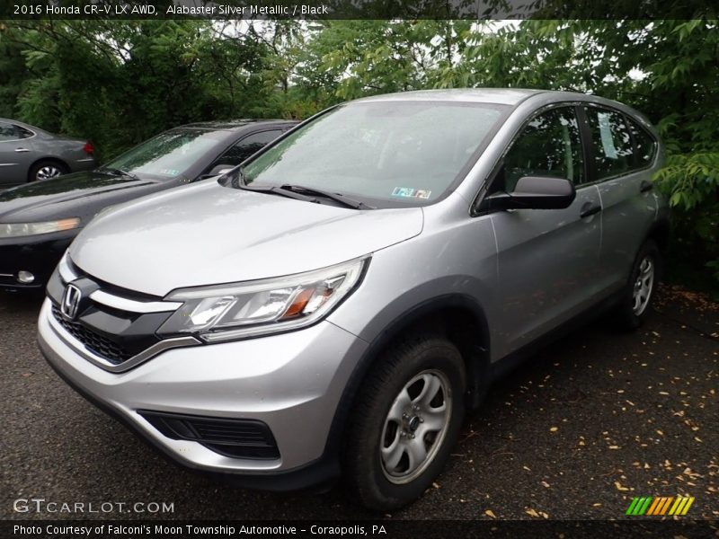 Alabaster Silver Metallic / Black 2016 Honda CR-V LX AWD