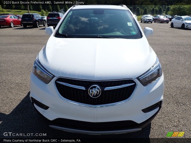 Summit White / Ebony 2020 Buick Encore Preferred AWD