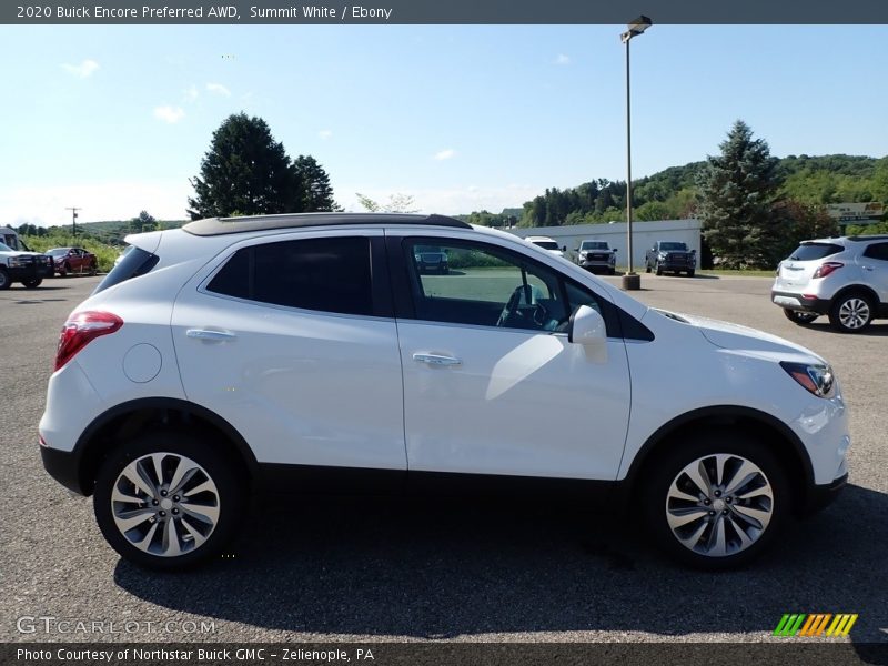 Summit White / Ebony 2020 Buick Encore Preferred AWD