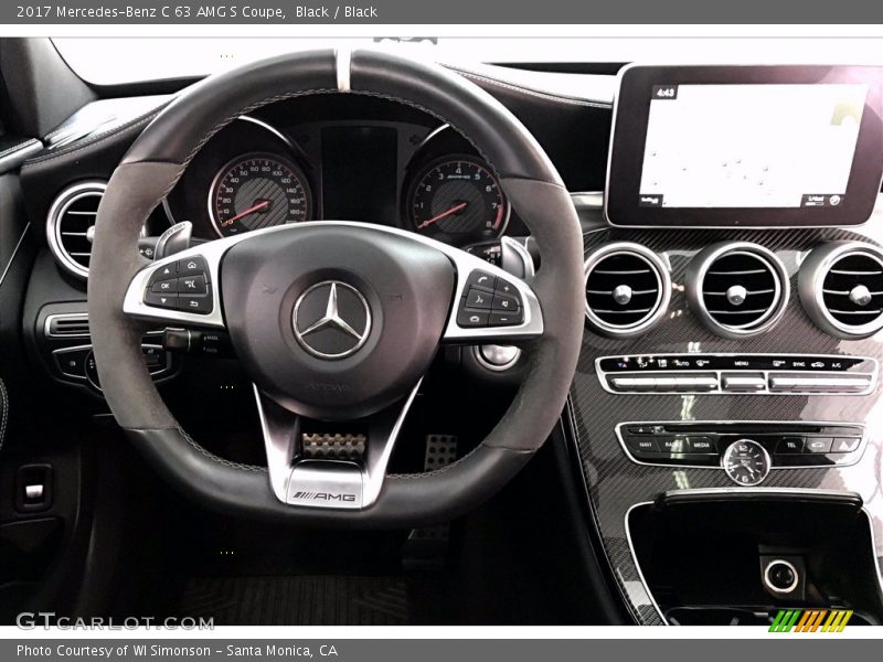 Black / Black 2017 Mercedes-Benz C 63 AMG S Coupe