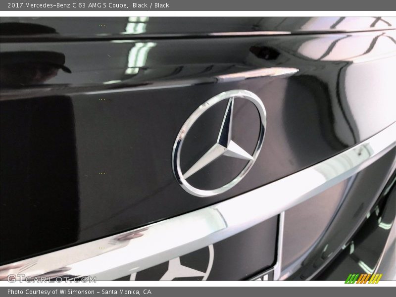 Black / Black 2017 Mercedes-Benz C 63 AMG S Coupe