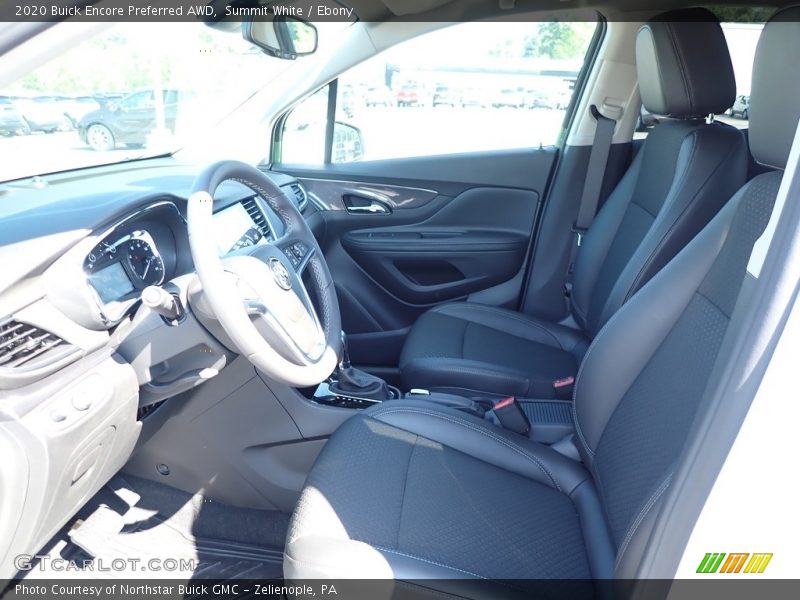 Summit White / Ebony 2020 Buick Encore Preferred AWD