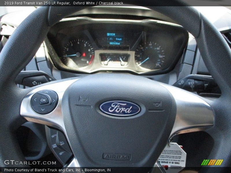Oxford White / Charcoal black 2019 Ford Transit Van 250 LR Regular