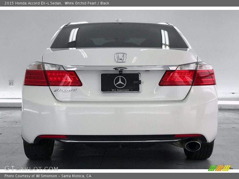 White Orchid Pearl / Black 2015 Honda Accord EX-L Sedan