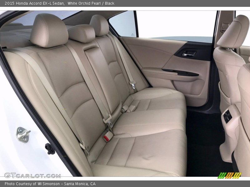 White Orchid Pearl / Black 2015 Honda Accord EX-L Sedan