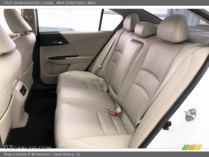 White Orchid Pearl / Black 2015 Honda Accord EX-L Sedan
