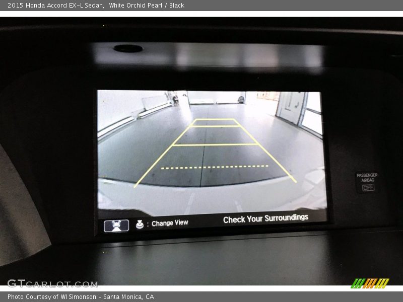 White Orchid Pearl / Black 2015 Honda Accord EX-L Sedan
