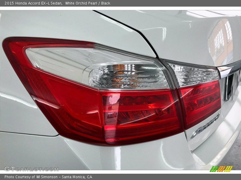 White Orchid Pearl / Black 2015 Honda Accord EX-L Sedan