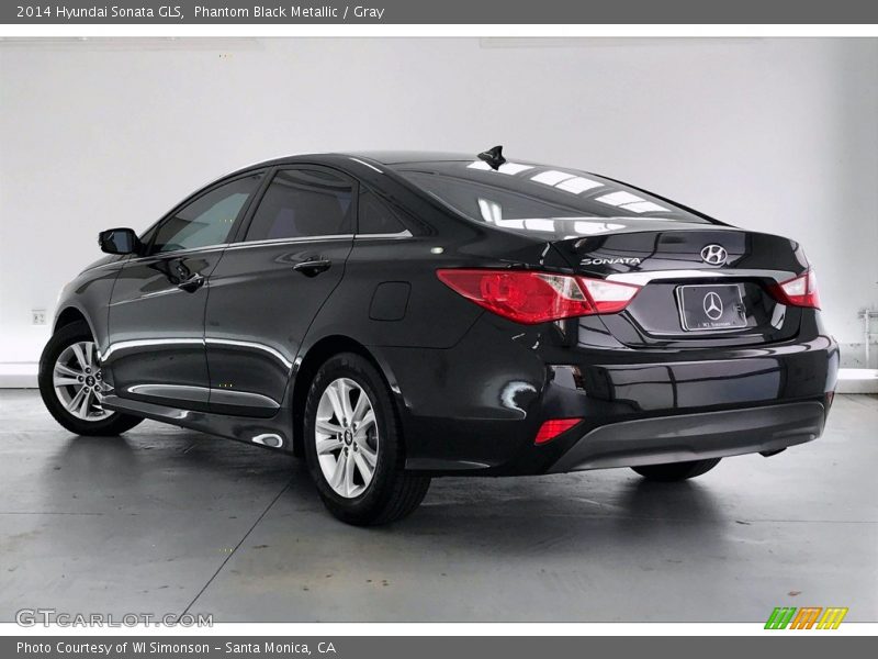 Phantom Black Metallic / Gray 2014 Hyundai Sonata GLS
