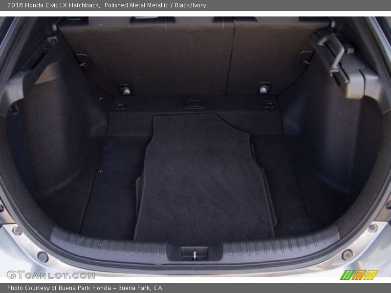 Polished Metal Metallic / Black/Ivory 2018 Honda Civic LX Hatchback