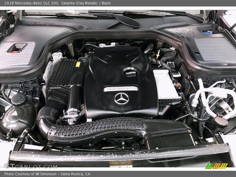 Selenite Grey Metallic / Black 2018 Mercedes-Benz GLC 300