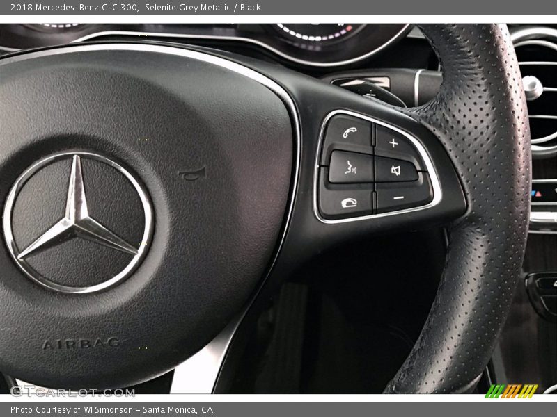 Selenite Grey Metallic / Black 2018 Mercedes-Benz GLC 300