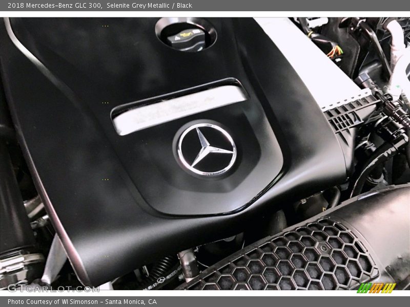 Selenite Grey Metallic / Black 2018 Mercedes-Benz GLC 300