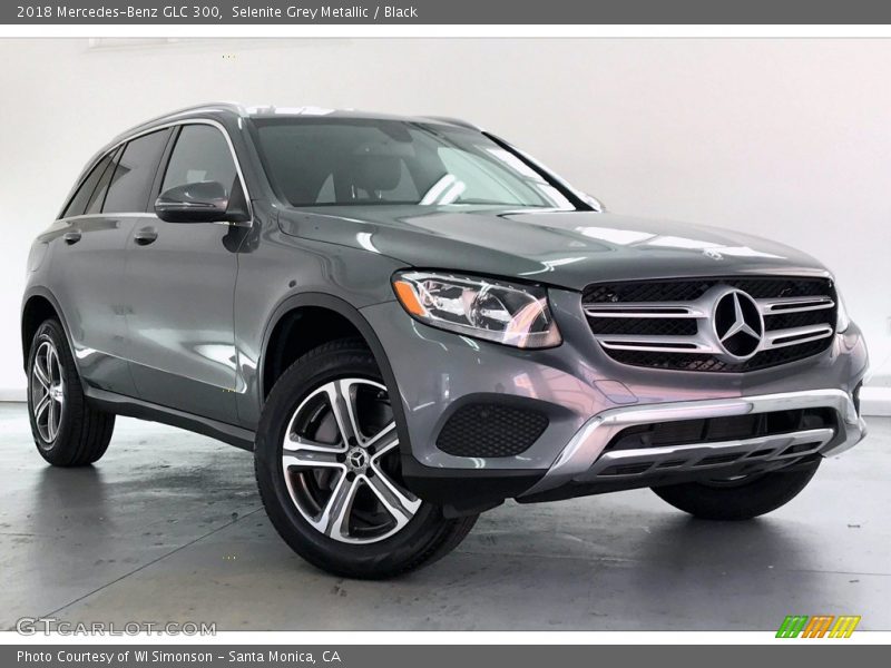 Selenite Grey Metallic / Black 2018 Mercedes-Benz GLC 300