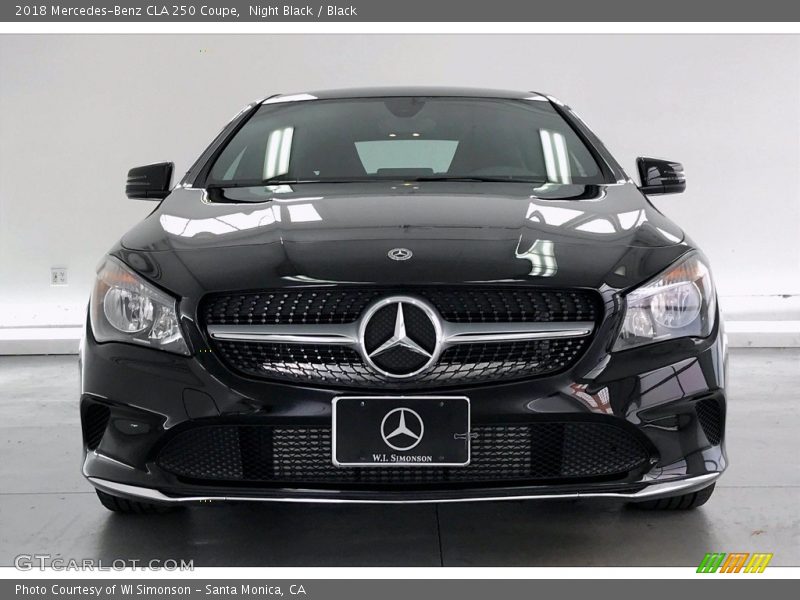 Night Black / Black 2018 Mercedes-Benz CLA 250 Coupe