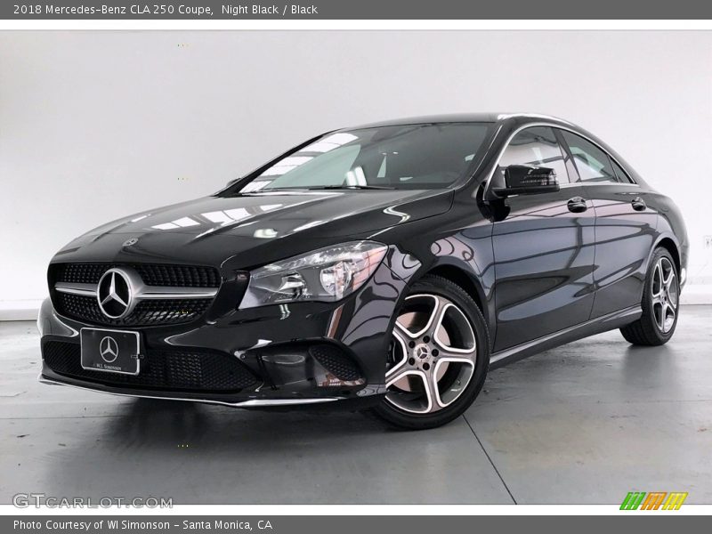 Night Black / Black 2018 Mercedes-Benz CLA 250 Coupe