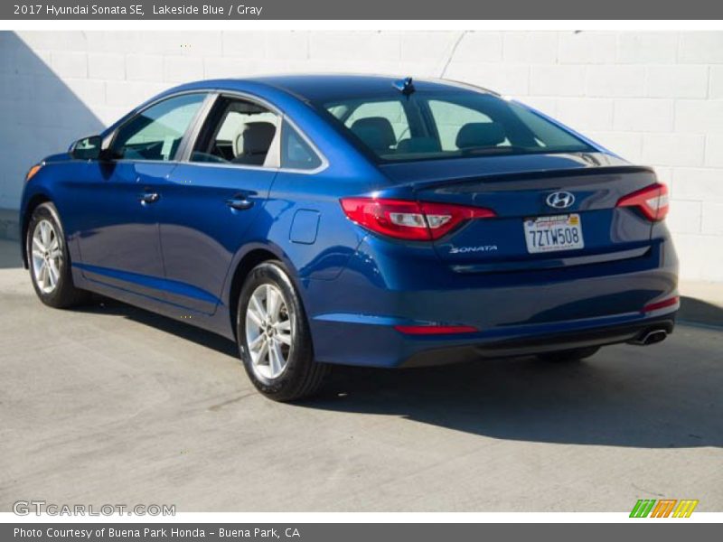 Lakeside Blue / Gray 2017 Hyundai Sonata SE