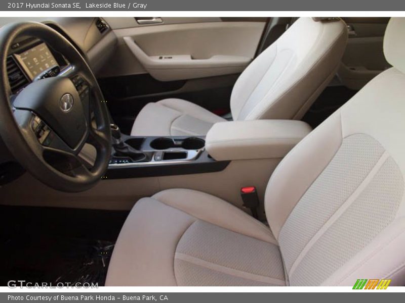 Lakeside Blue / Gray 2017 Hyundai Sonata SE