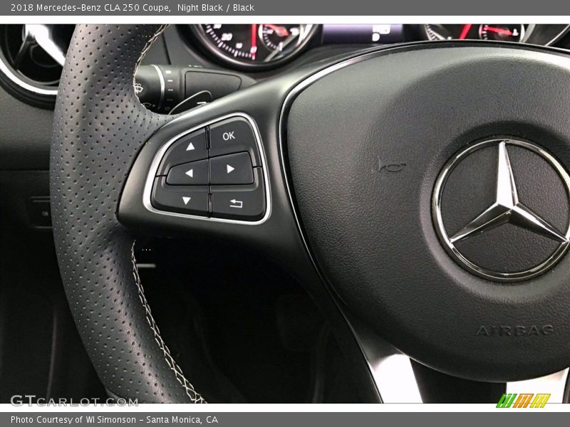 Night Black / Black 2018 Mercedes-Benz CLA 250 Coupe