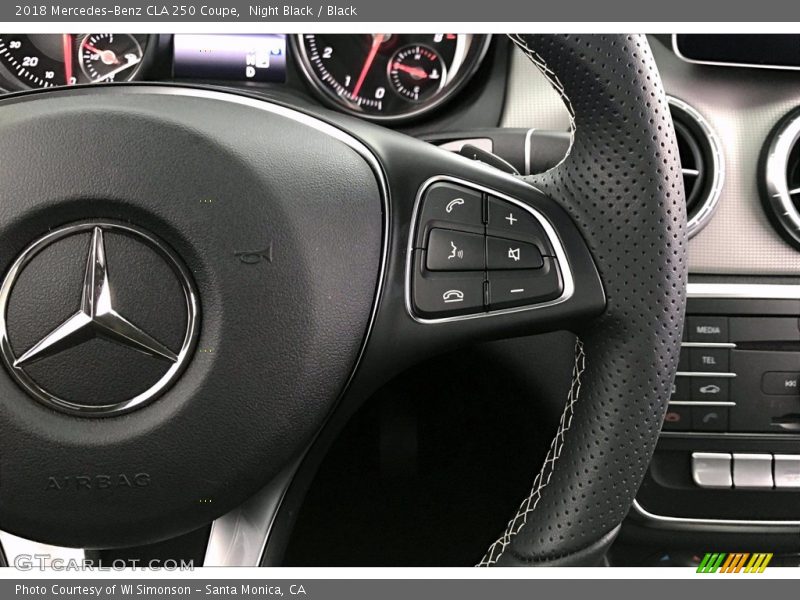 Night Black / Black 2018 Mercedes-Benz CLA 250 Coupe