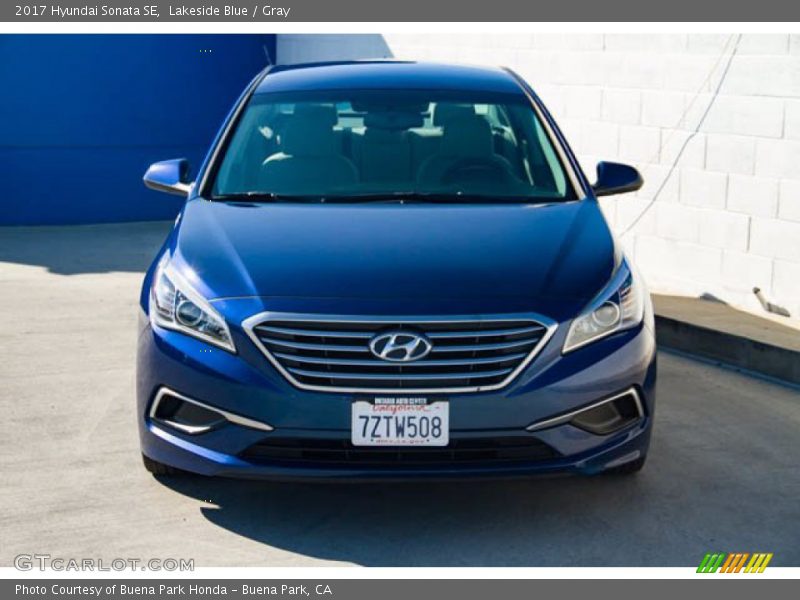 Lakeside Blue / Gray 2017 Hyundai Sonata SE