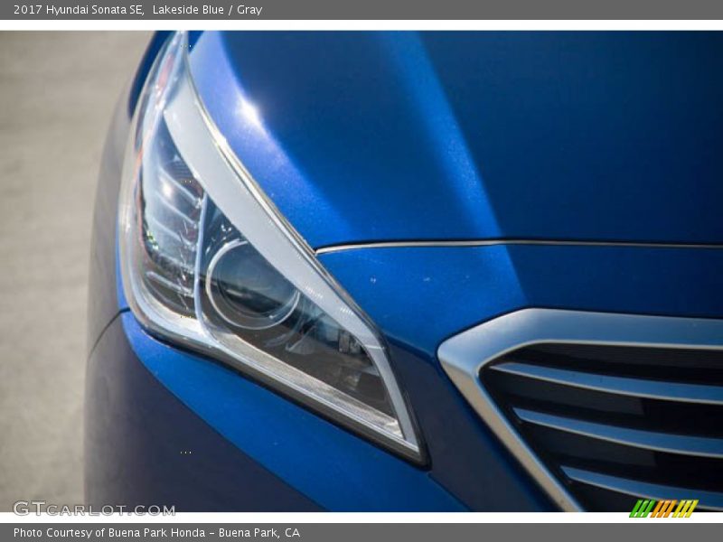Lakeside Blue / Gray 2017 Hyundai Sonata SE