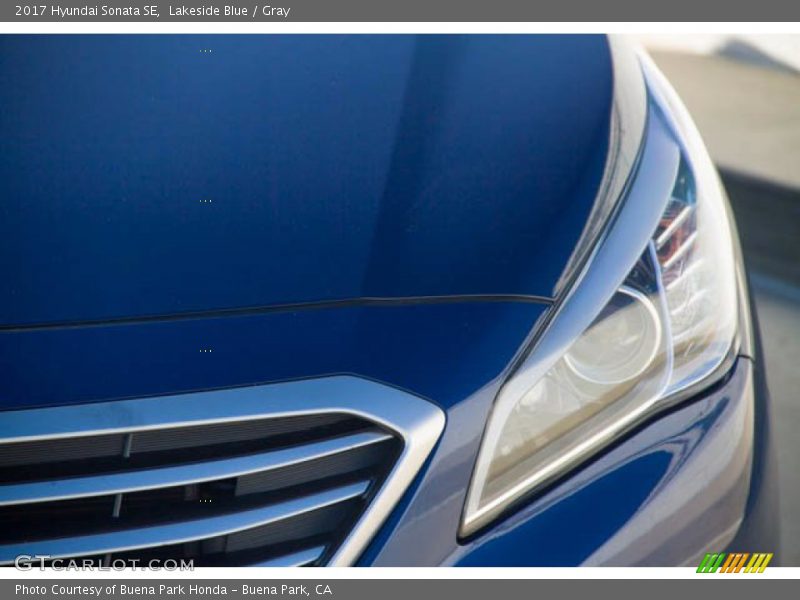 Lakeside Blue / Gray 2017 Hyundai Sonata SE