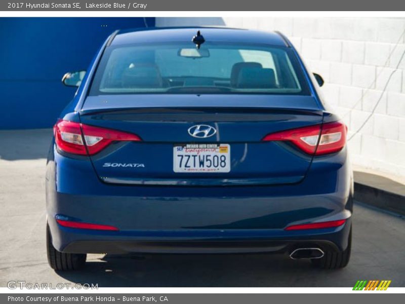 Lakeside Blue / Gray 2017 Hyundai Sonata SE