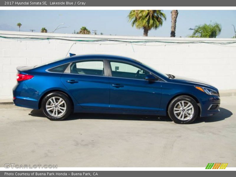 Lakeside Blue / Gray 2017 Hyundai Sonata SE