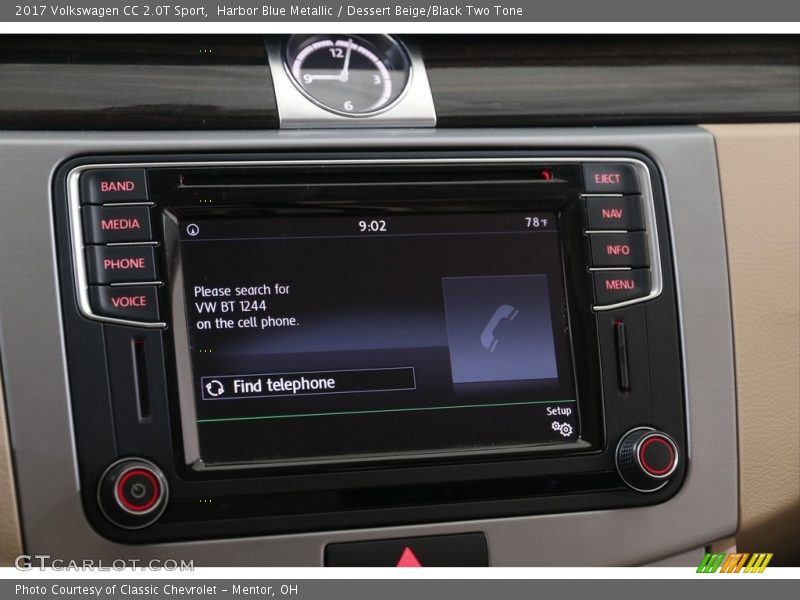 Controls of 2017 CC 2.0T Sport