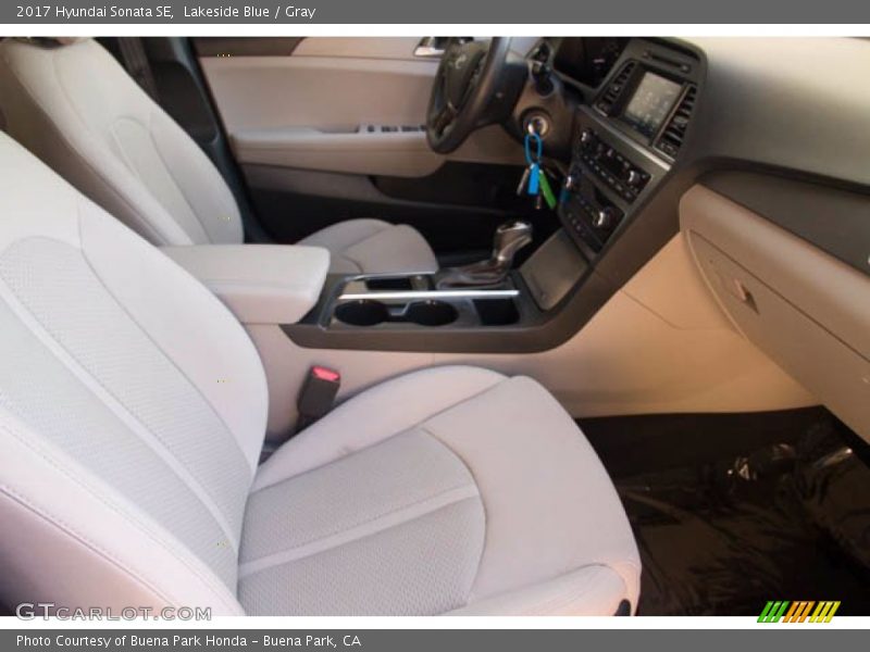 Lakeside Blue / Gray 2017 Hyundai Sonata SE
