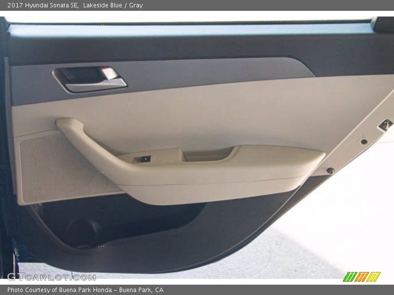 Lakeside Blue / Gray 2017 Hyundai Sonata SE