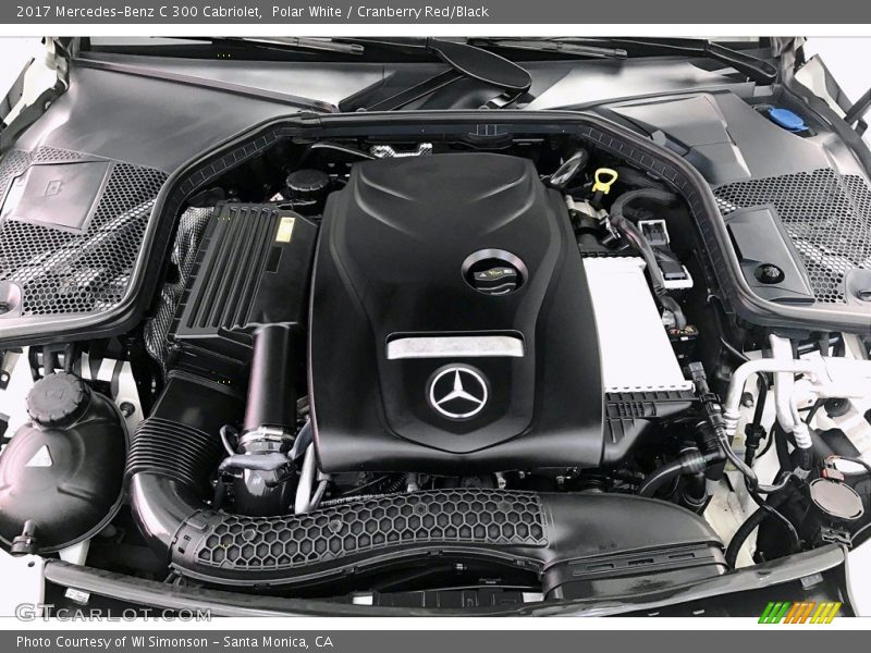 Polar White / Cranberry Red/Black 2017 Mercedes-Benz C 300 Cabriolet