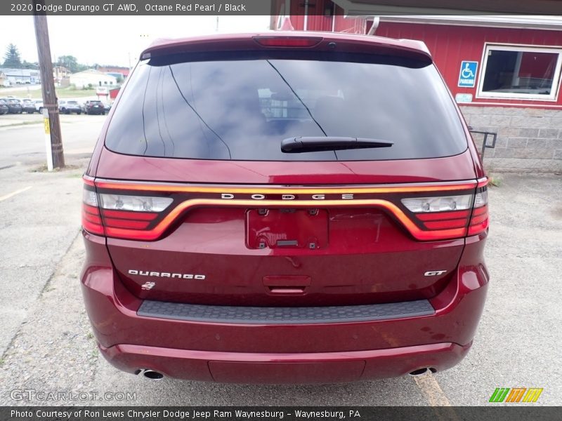 Octane Red Pearl / Black 2020 Dodge Durango GT AWD