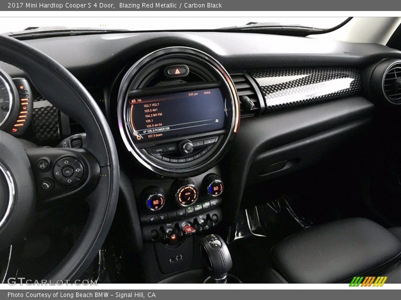 Blazing Red Metallic / Carbon Black 2017 Mini Hardtop Cooper S 4 Door