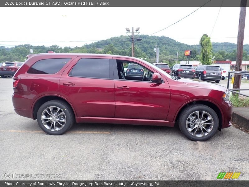 Octane Red Pearl / Black 2020 Dodge Durango GT AWD
