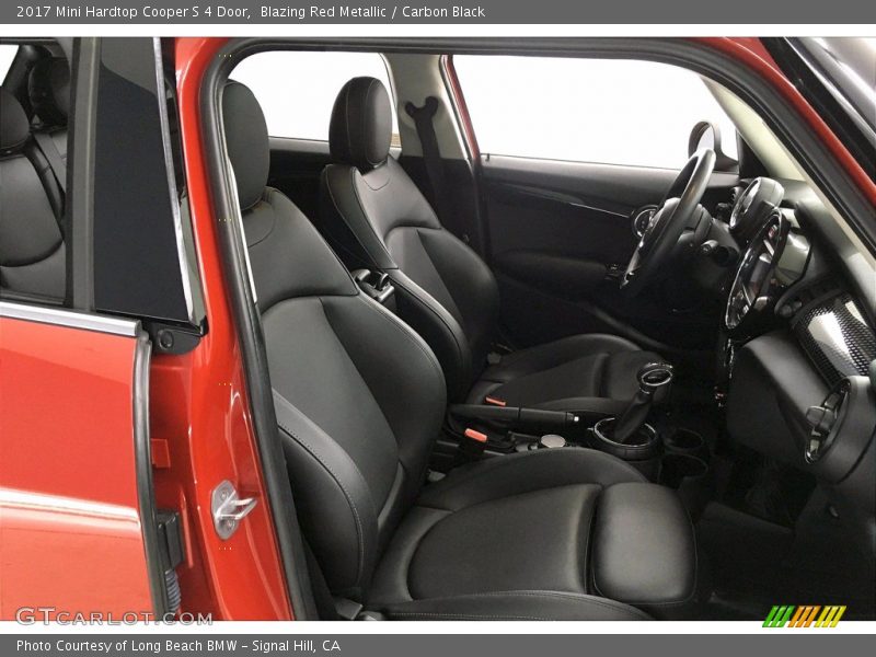 Blazing Red Metallic / Carbon Black 2017 Mini Hardtop Cooper S 4 Door