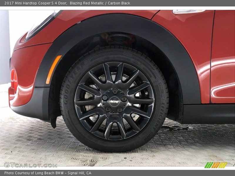 Blazing Red Metallic / Carbon Black 2017 Mini Hardtop Cooper S 4 Door