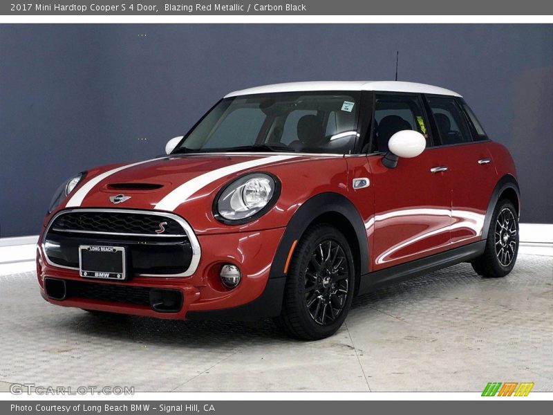 Blazing Red Metallic / Carbon Black 2017 Mini Hardtop Cooper S 4 Door