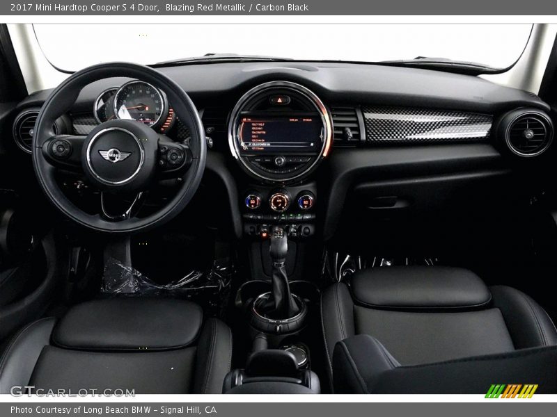 Blazing Red Metallic / Carbon Black 2017 Mini Hardtop Cooper S 4 Door