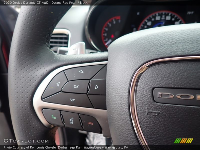 Octane Red Pearl / Black 2020 Dodge Durango GT AWD