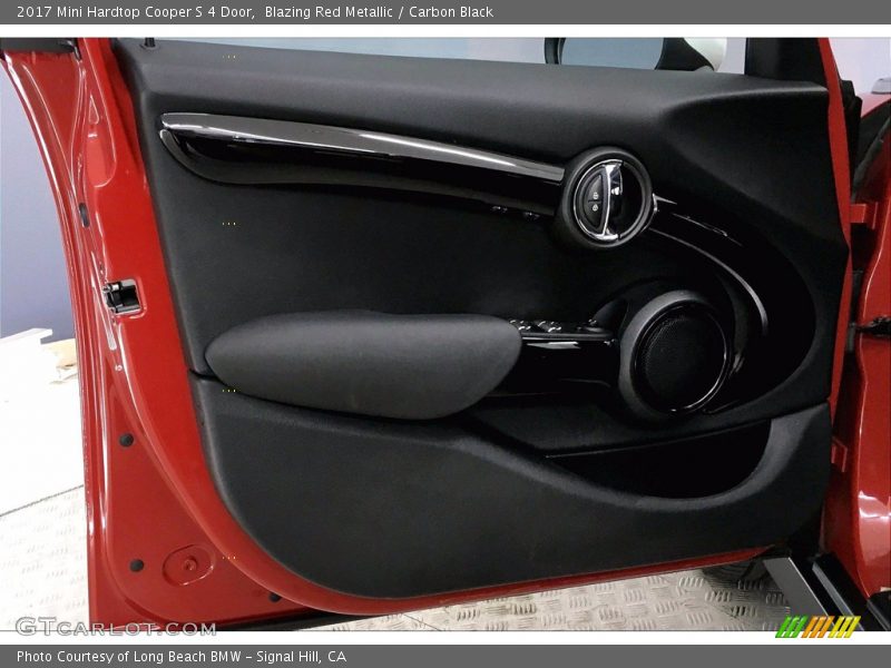 Blazing Red Metallic / Carbon Black 2017 Mini Hardtop Cooper S 4 Door