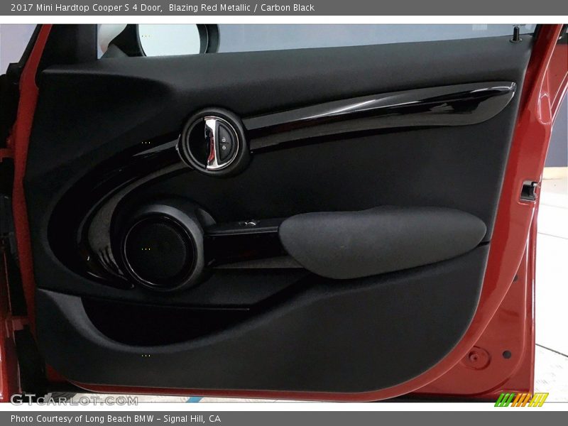 Blazing Red Metallic / Carbon Black 2017 Mini Hardtop Cooper S 4 Door