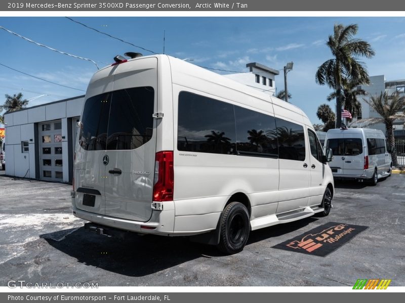 Arctic White / Tan 2019 Mercedes-Benz Sprinter 3500XD Passenger Conversion