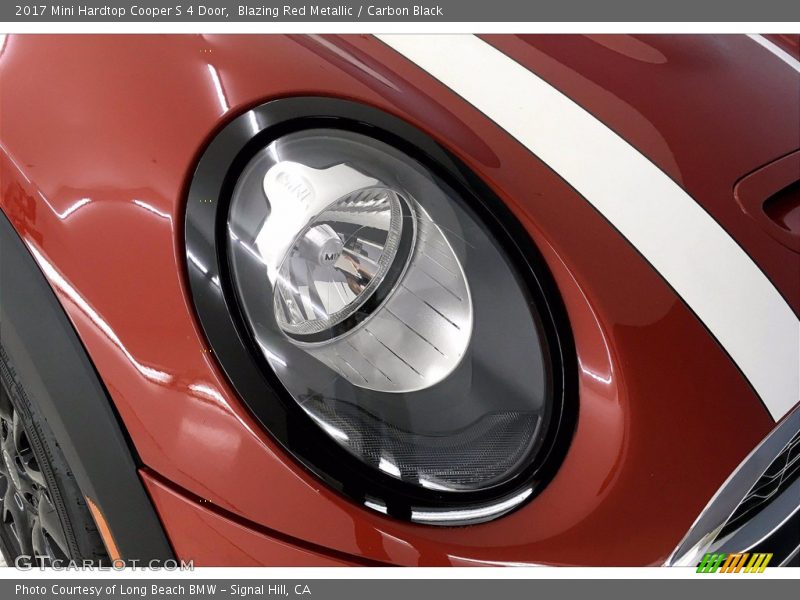 Blazing Red Metallic / Carbon Black 2017 Mini Hardtop Cooper S 4 Door